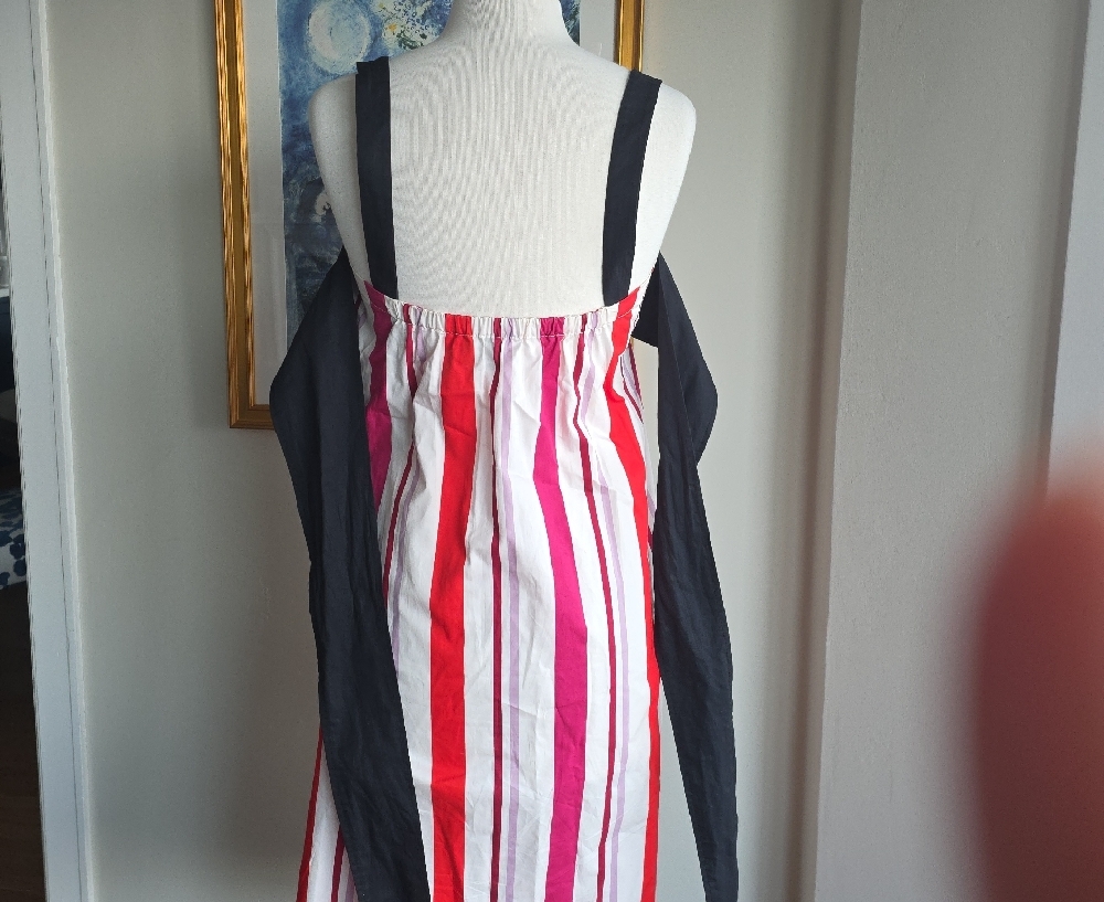Kate Spade Black and Multicolor Striped Maxi Dress - Picture 10 of 16